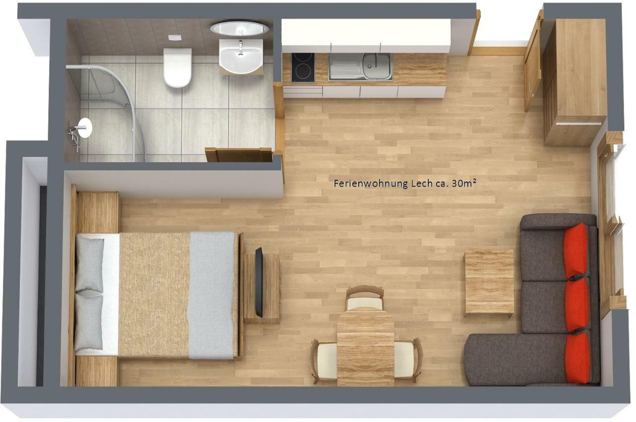 Laerchenhof Appartement Steeg Buitenkant foto